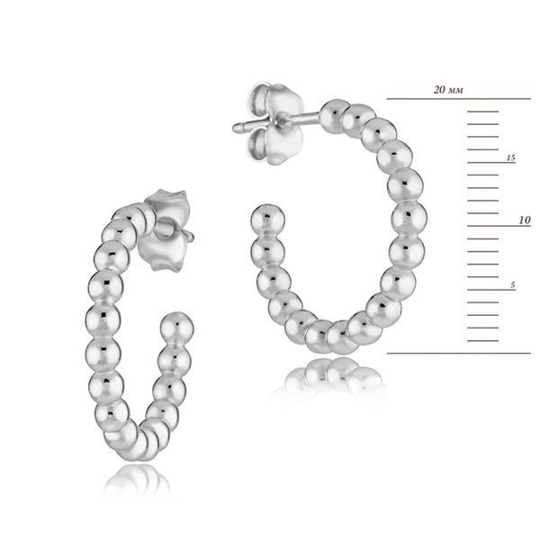 Серьги шарики Серебро 925 Джуна 20276-50р-Л фото