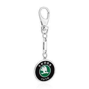 Брелок для авто Срібло 925 &laquo;Skoda&raquo; 8305е-Ю фото