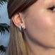 Серьги фигурные с фианитами Серебро 925 Джоана 29253р-Л фото 2